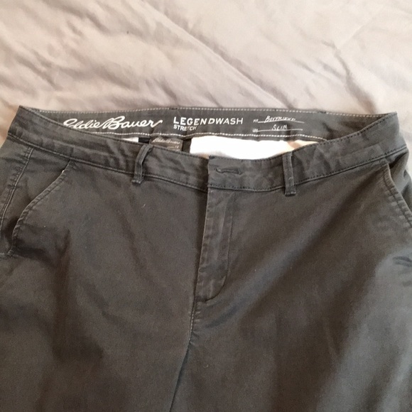 Eddie Bauer Legendwash Stretch Slim Boyfriend Pants - Picture 4 of 6